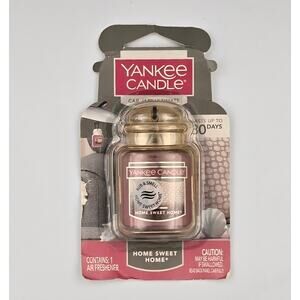 Yankee Candle Home Sweet Home Car Jar Ultimate or Small Space Air Freshener